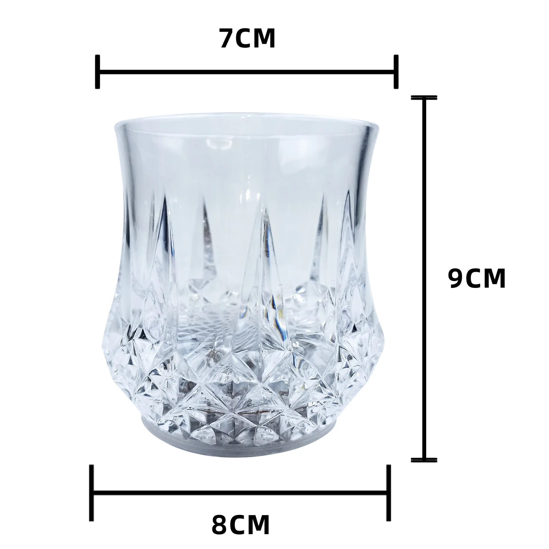 LED Cups Flashing Light up Automatic Water Activated Color Changing Wine Whisky Beer Juice Drinkware Mugs Shot Glass