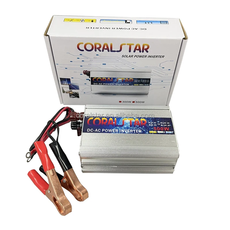  Export 500W car battery inverter 12V to 220V power