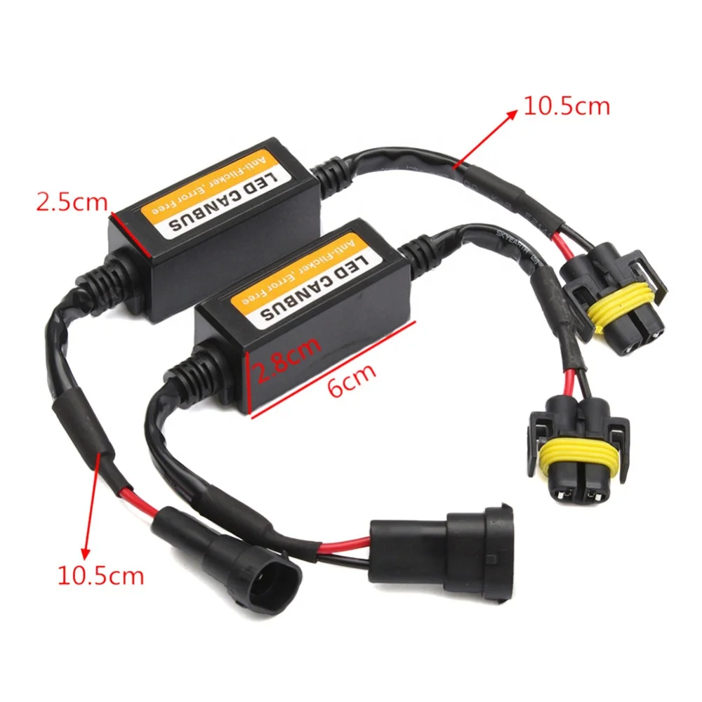 RUTENSE car LED  headlight canbus decode car led error free can bus car decode