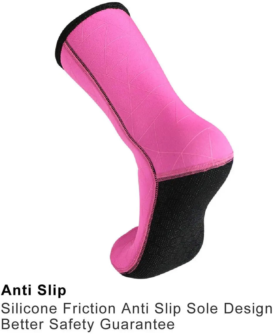 Custom Women Men Anti Slip Flexible  3MM 5MM Neoprene Water Fin Sock Diving Socks