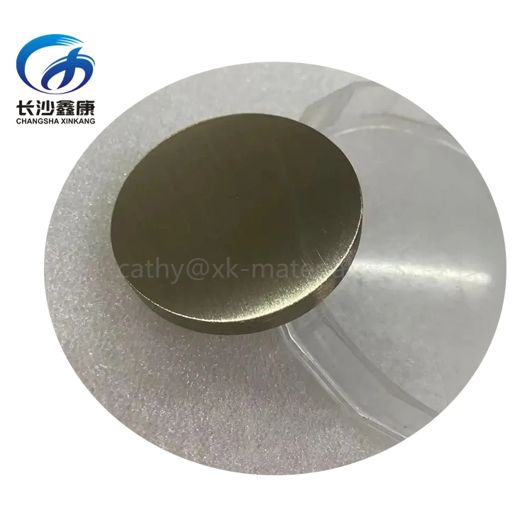 Pure Dysprosium Target 99.9% Rare Earth Dy Dysprosium Disc for Vacuum Coating