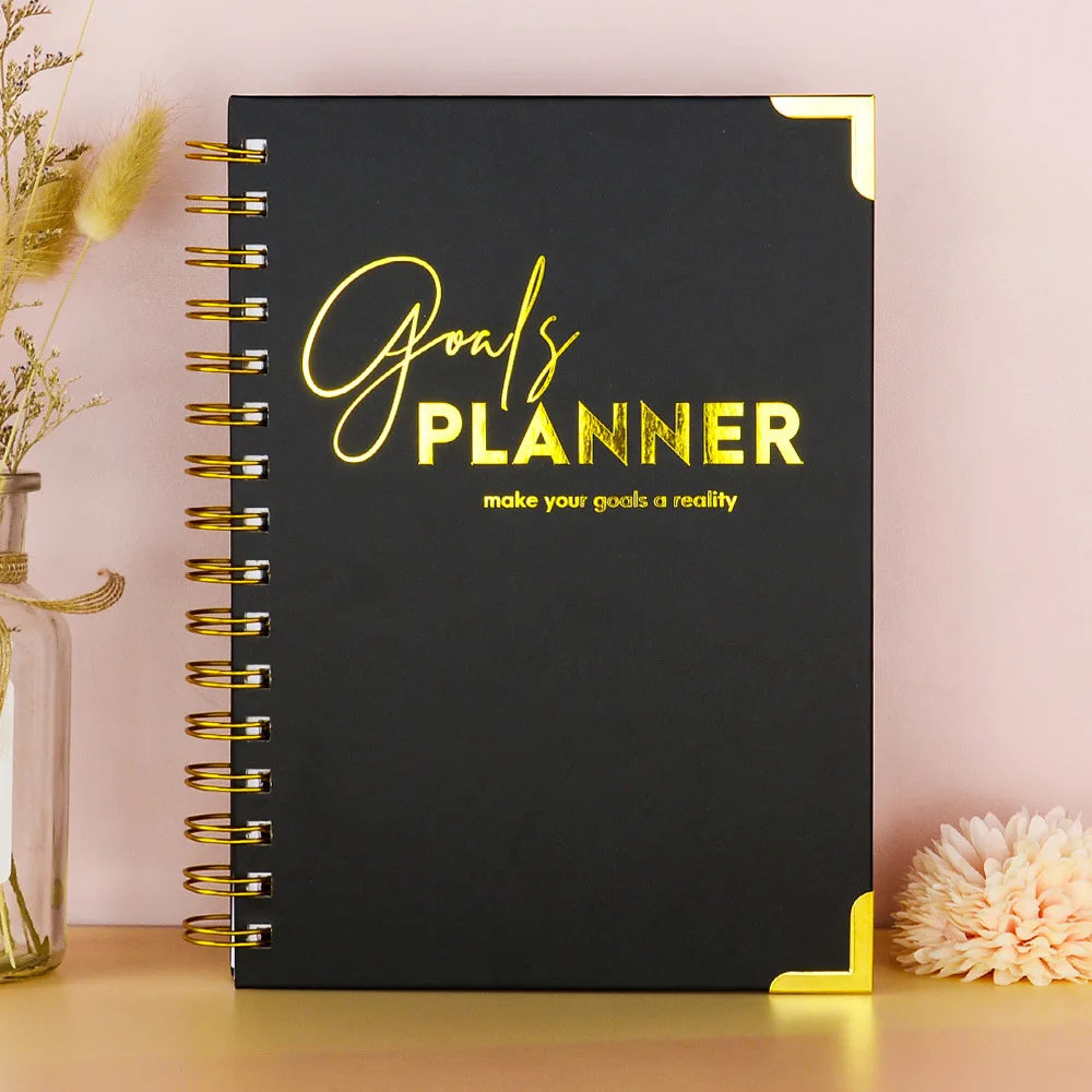 Ready to ship china manufacture high quality official stationery suppliers hardcover notebook daily monthly planner