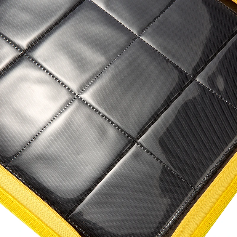 480 Pockets Trading card binder Plastic Side-loading Card Wallet zipper holder for MTG YGO Baseball Collection