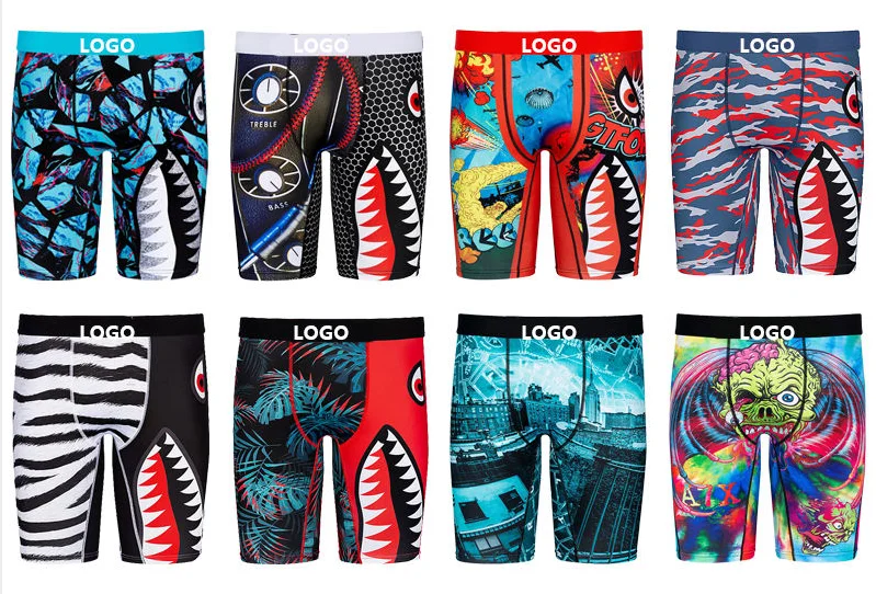 OEM Custom Logo New Style Fashion Kids Custom Boys Print Boxers Briefs Underwear for Boys Sports Boxer Shorts