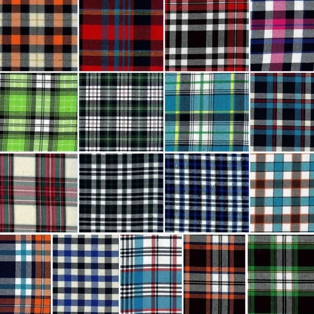 Gingham Checks Uniform fabric