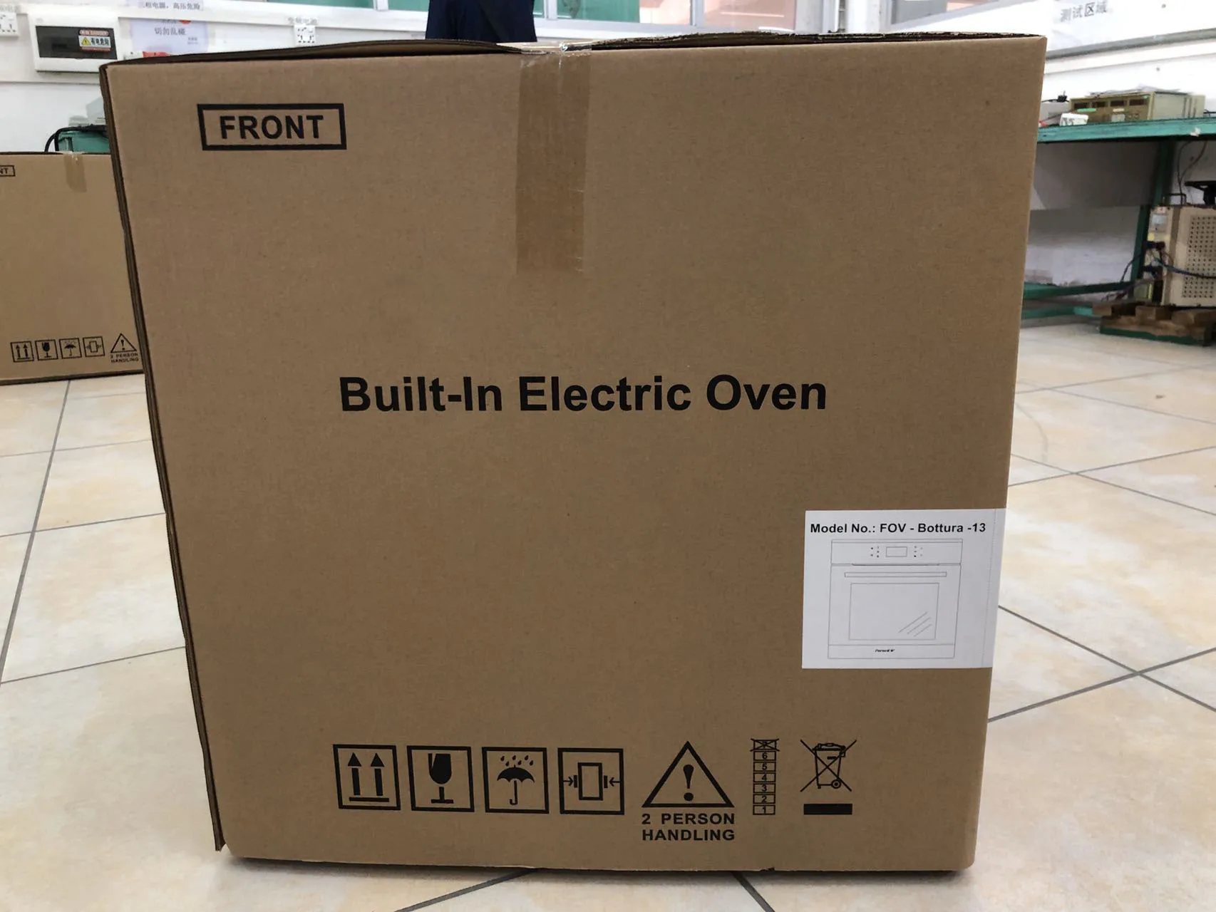 80L Large Capacity Built-In Kitchen Cabinet Electrical Rotating Pizza Oven for Cooking Cakes Home Baking Appliances