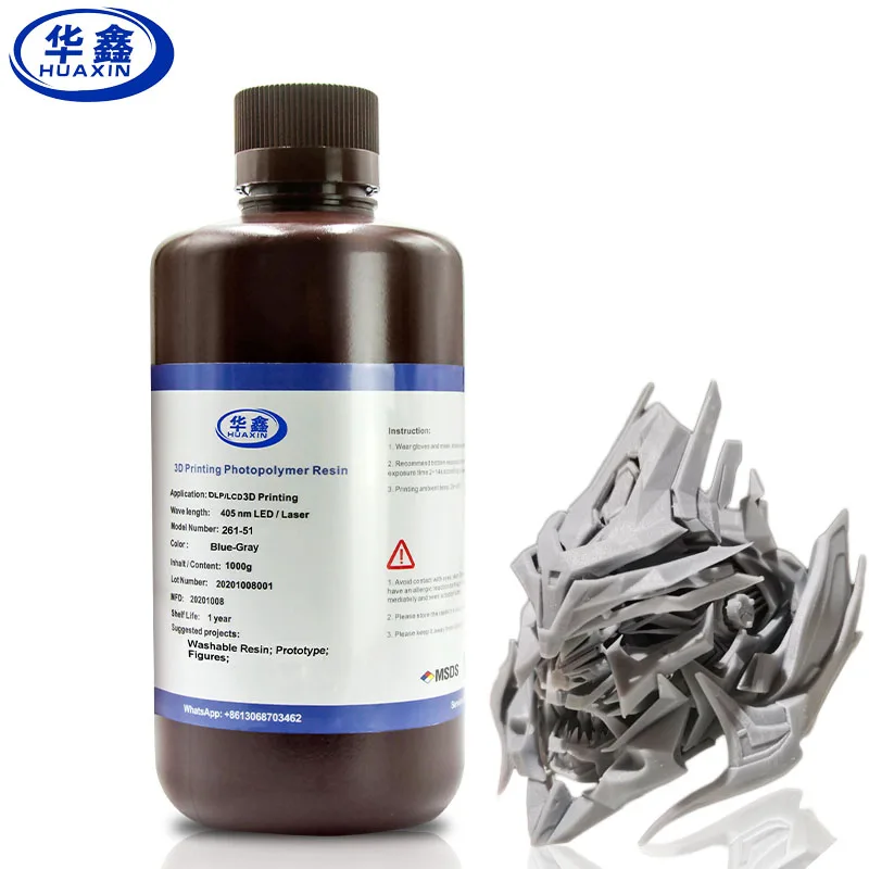 3D Printer UV Resin Photopolymer 405nm LCD UV Sensitive Resin 1L Liquid Printing Material Photosensitive Impresora 3d USA