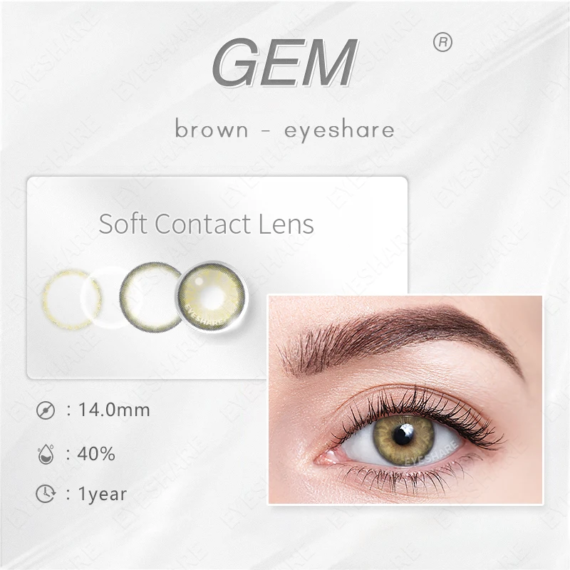 EYESHARE Colored Contact Lenses for Eyes Fashion Galaxy Series Colored Lens Yearly Eye Color Lens Beautiful Pupil Cosmetic Lens
