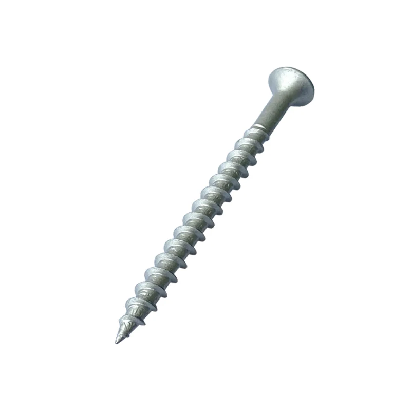 Ready To Ship And OEM Silver Decking Screw For Wood #10* 2 1/2 Flat head Phillips Drive Decking screw