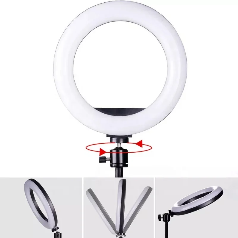 Hot sales Photography Lighting MJ26 RGB Ring Light With Tripod Phone Clip Selfie for TikTok Vlogging Short Video YouTube Live
