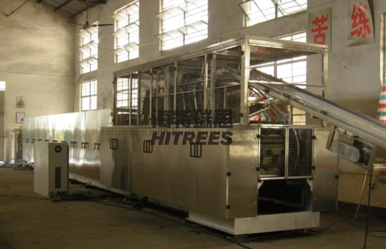 High Capacity  Soft Waffle Baking Equipment Soft Waffle Making Line Waffle Processing Line For Catering Industry