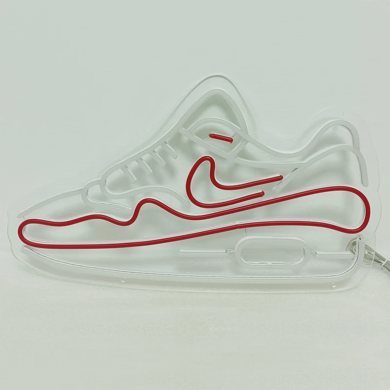 New Design Led Neon Sign Sneaker Shoe Neon Light Sign Advertising Decoration Customized for Shop
