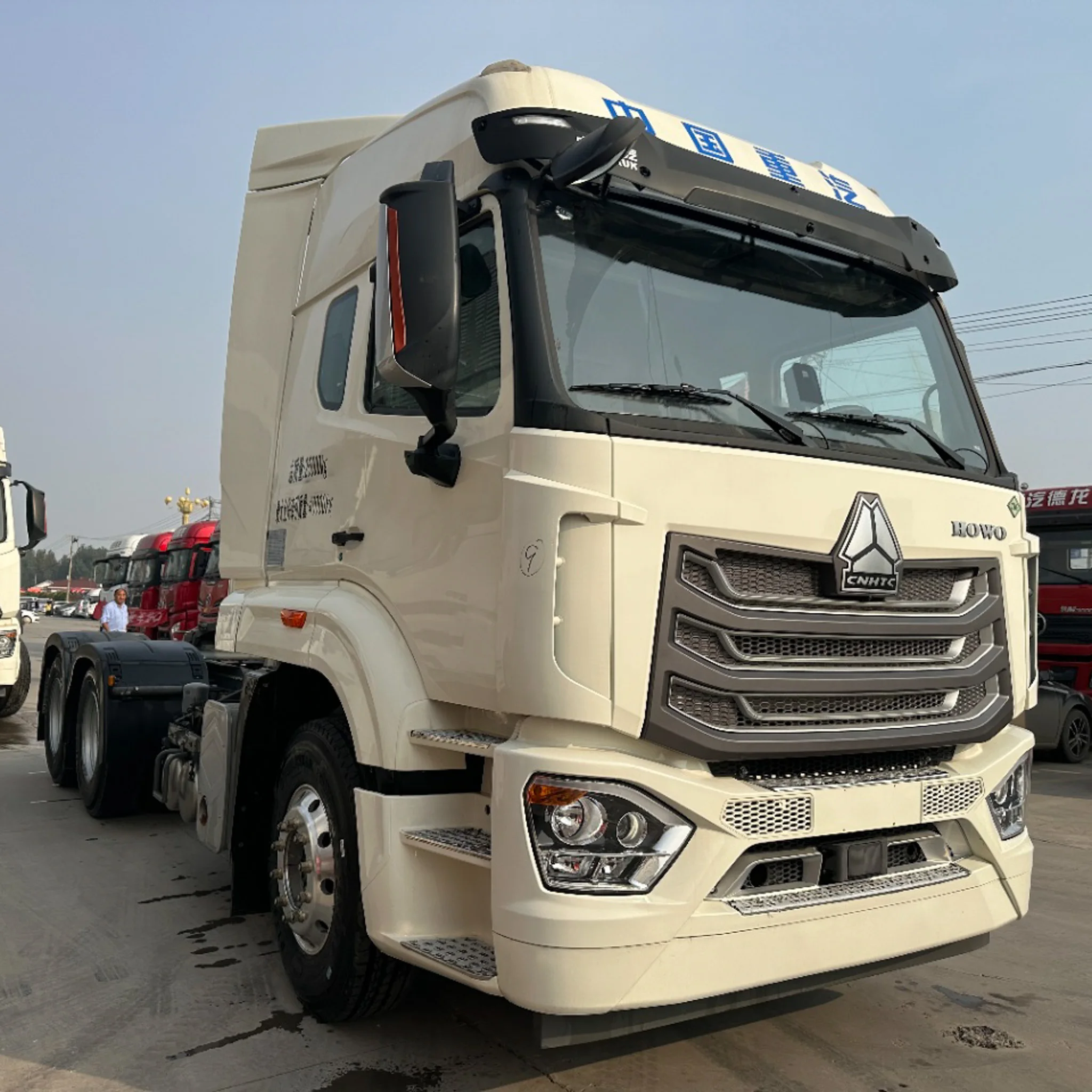 Прямая Продажа с завода 430HP 6X4 SINOTUCK Hohan N7 тягачи дизельный самосвал прицепы прицепом для грузовиков по заводской цене