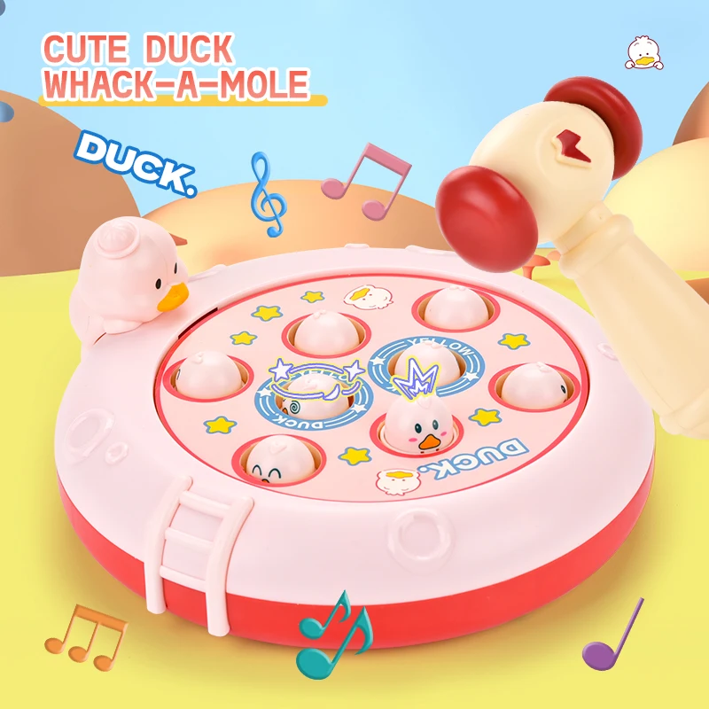 kyk early educational toy baby play game toy Light Music Turntable Whac-a-Mole Educational Game toy