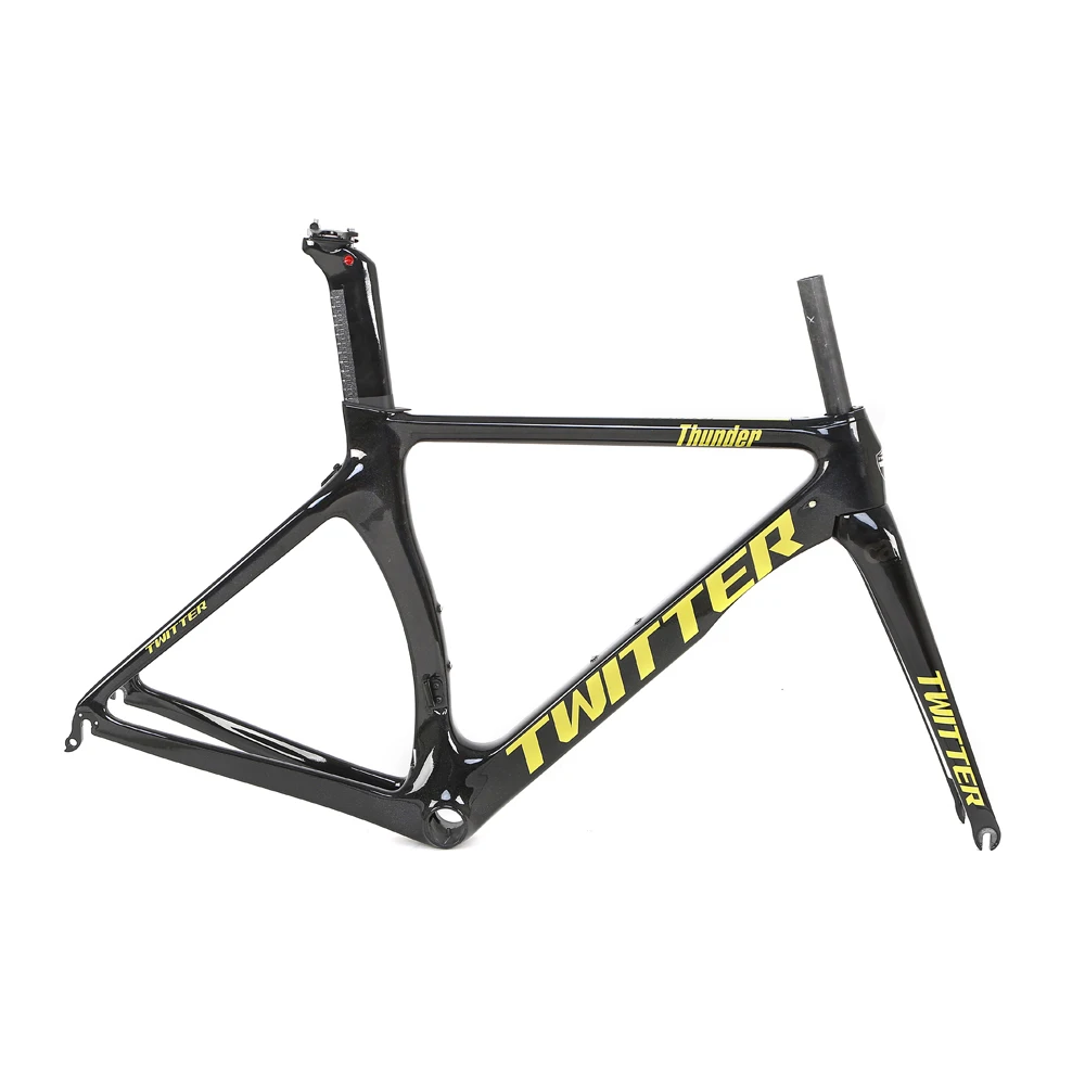 China bicycle frames 700C EPS Aero race twitter Toray carbon road bike frameset