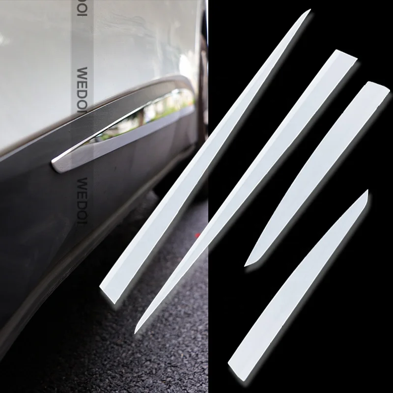 For Volkswagen ID.4 ID4 X Crozz 2021-2022 Stainless steel Chrome Side Door Car Body Molding Cover Trim 4PCS