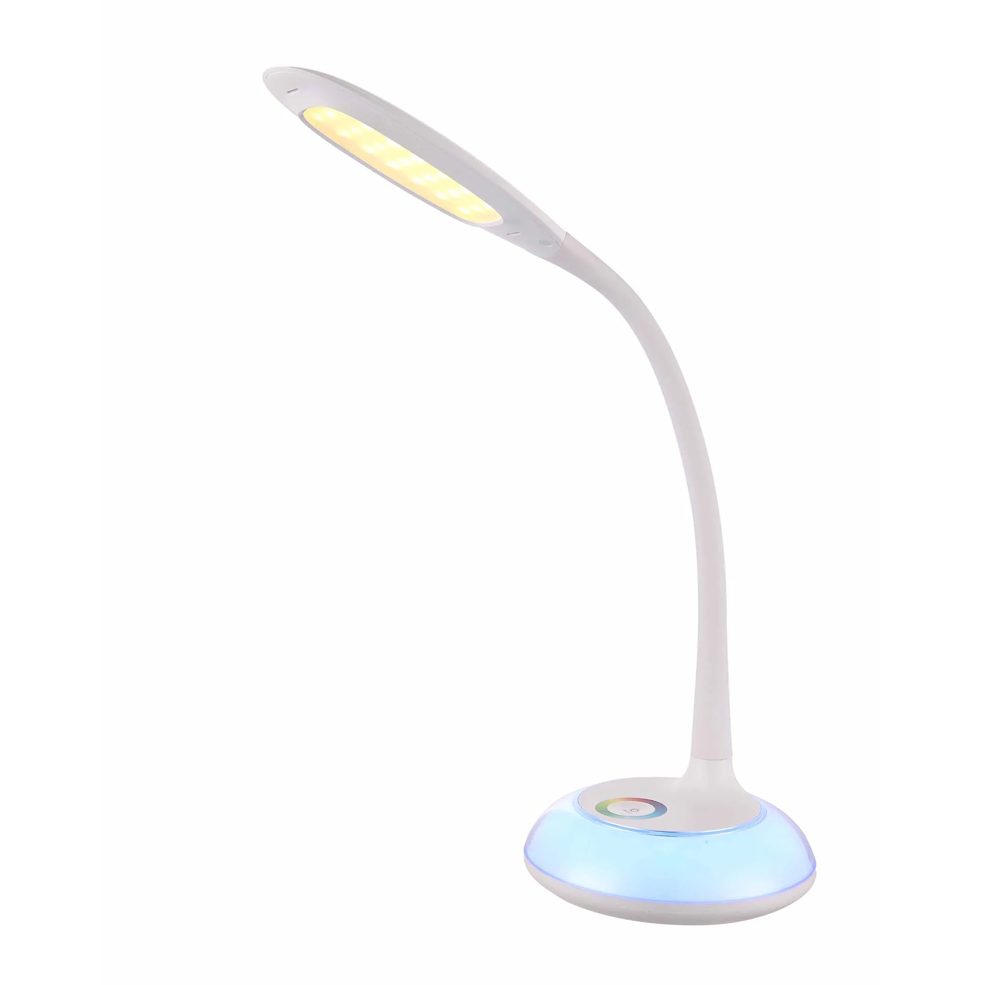 Modern economy fashion style led table lamp with RGB rainbow and stepless dimming led night light desk lamp