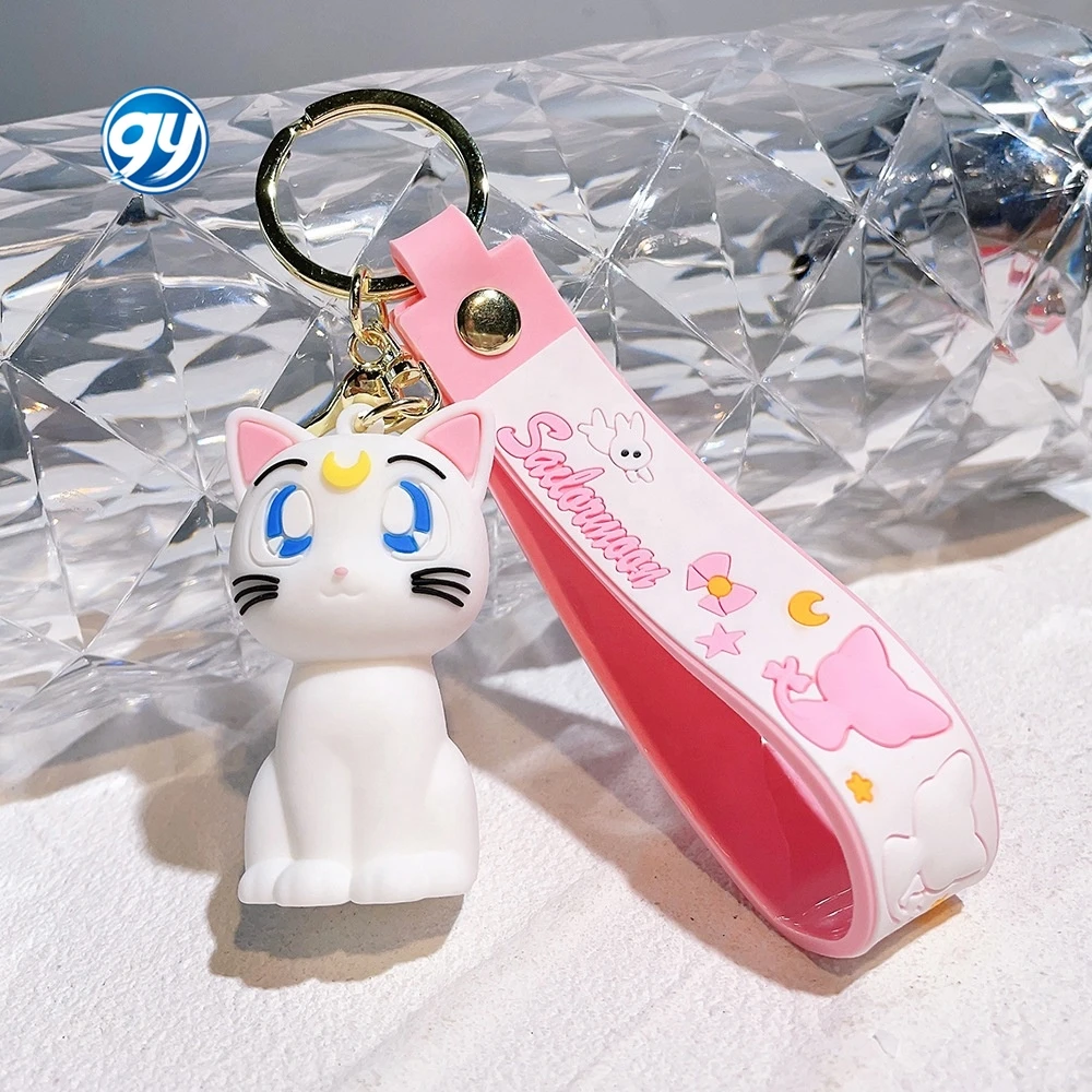 Sailor Cartoon Chain Couple Bag Pendant Moon Hare Doll Car Other Key Chains keychain toys