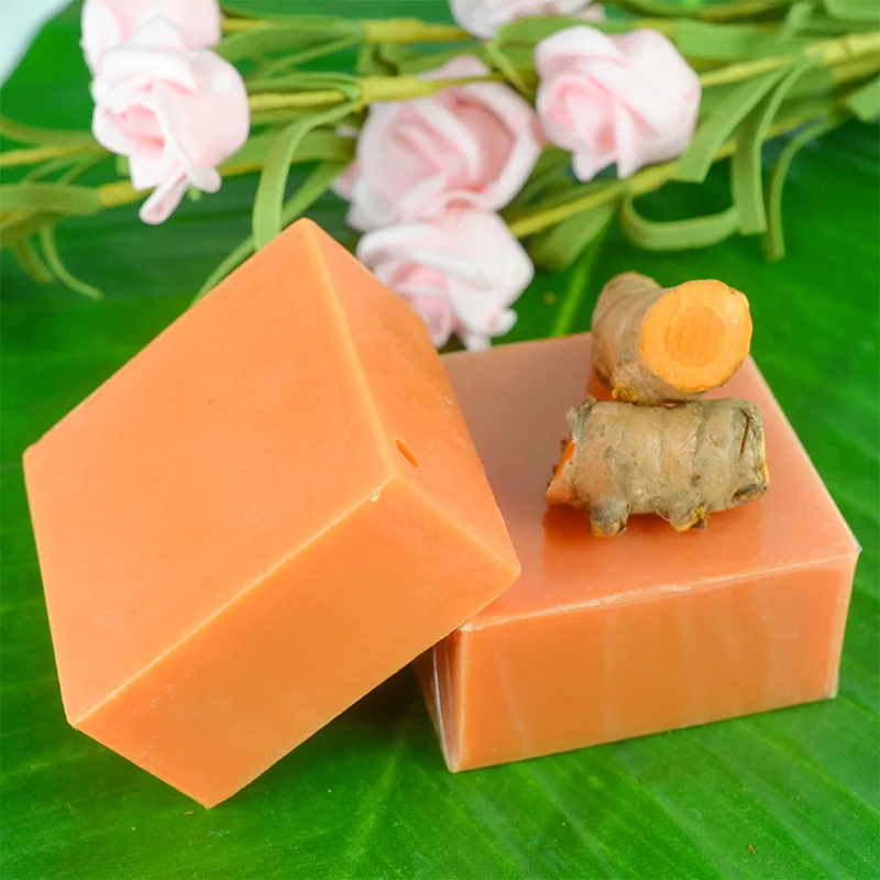 100g Turmeric soap clean Savon Handmade Face Care Whitening Body Tumeric Soap