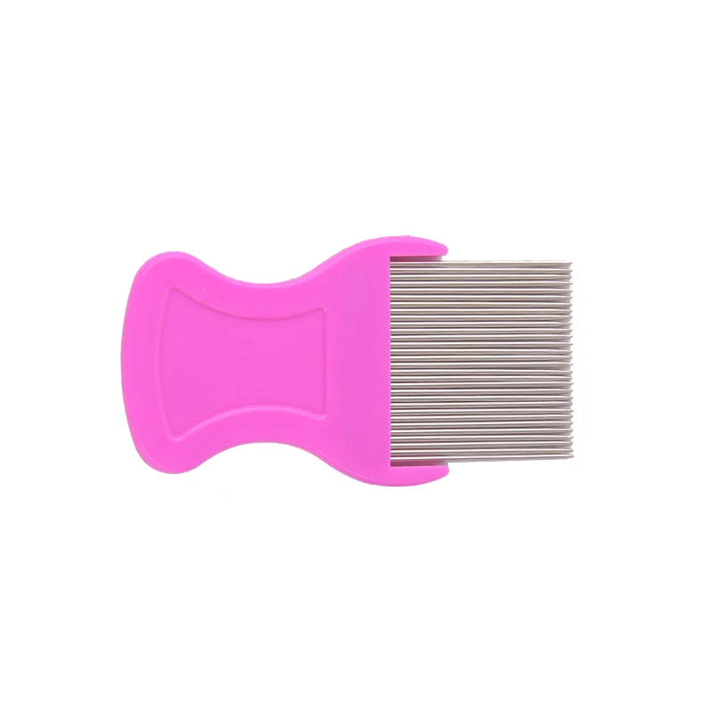 Stainless Needle Pet Flea Comb Lice Comb for Treatment Metal Nit Head Hair Fine Toothed Flea Flee Dog Cat Pets Hair Flea Lice