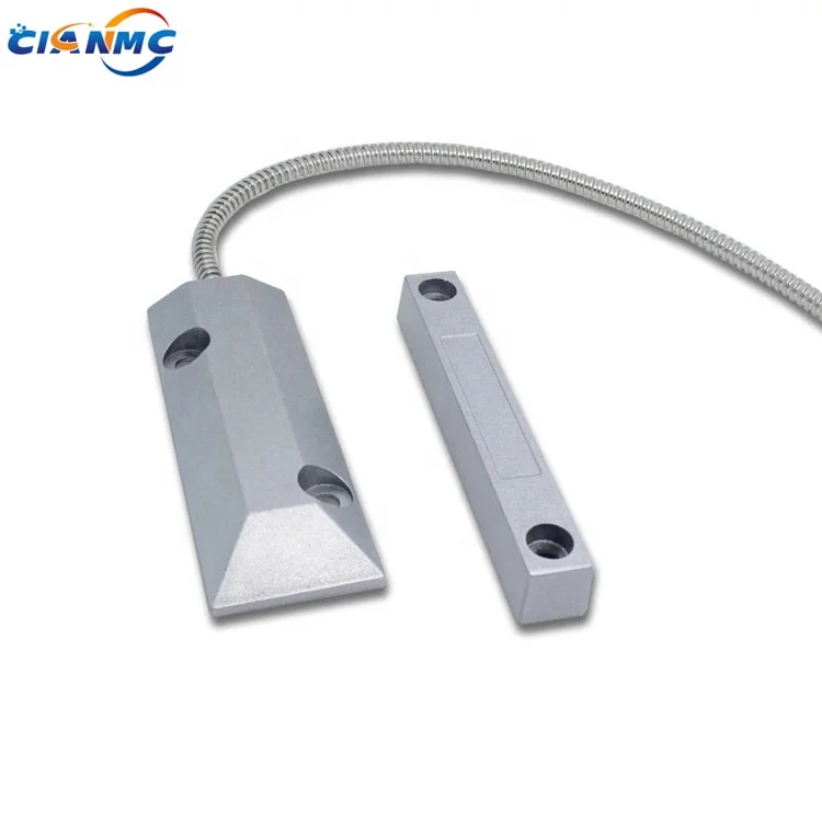 Zinc Alloyed Roll Shutter Door Entry Warning Magnetic Switch Conceal Magnetic Contact With Leads