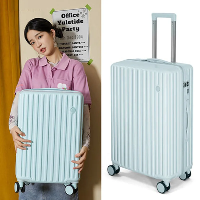 ABS Luggage suitcase set trolley box sturdy student universal boarding 4 spinner wheels password travel suitcase
