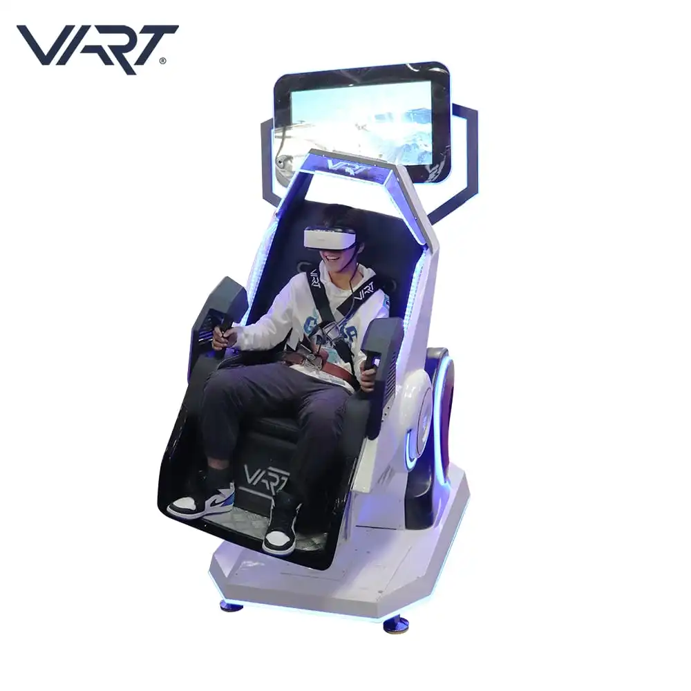 Panyu Factory VR Roller Coaster Motion Seat 360 Virtual Reality Chair with Safety Belt