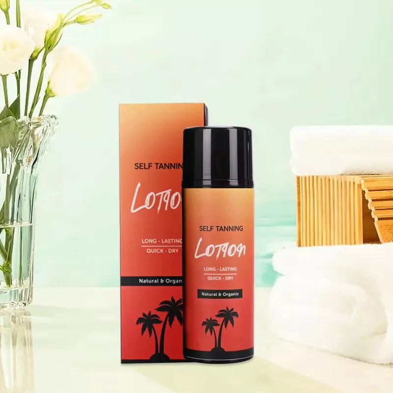 Private Label Fake Tan Tanning Cream Bronzing Deep Skin Tone Accelerator Gel Sunless Self Tanner Tanning Lotion