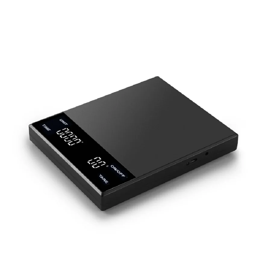 Profesional High-precision led display digital bean weighing grinder drip espresso scale coffee scale with timer