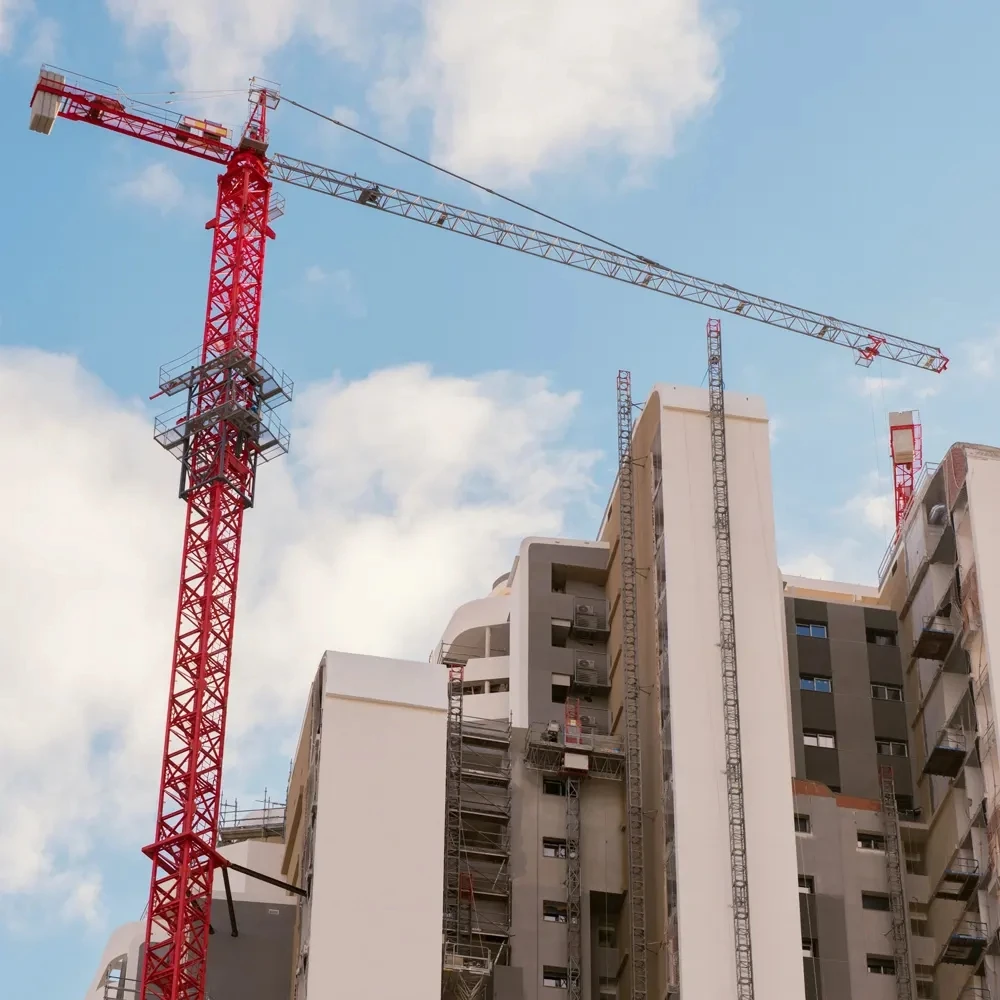 6 Tons QTZ635610 construction derrick Topkit tower crane manufacturers direct sales