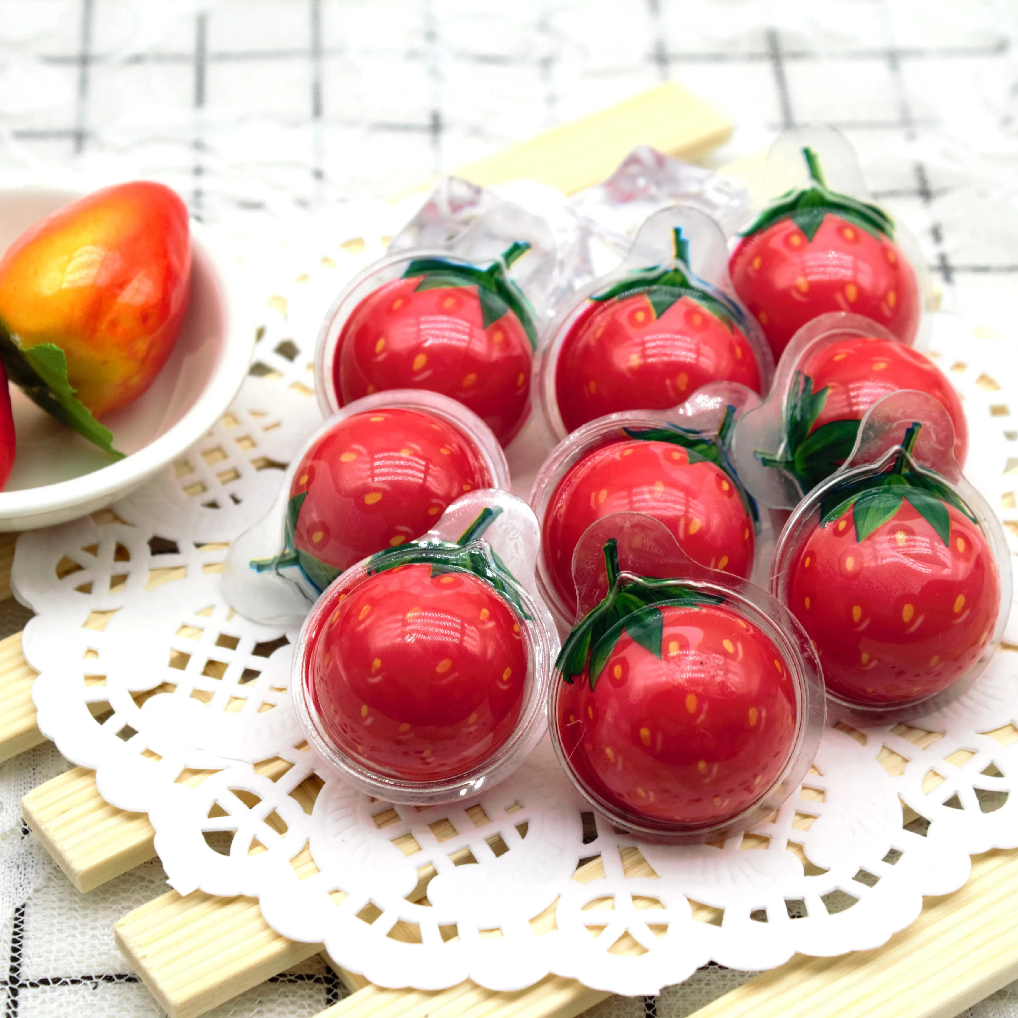 Candy Snack Mixed Fruit Flavor Jam filled Gummy Candy