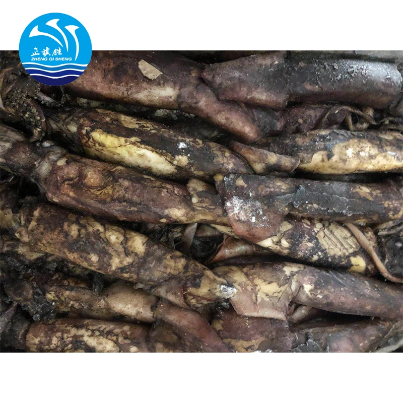 IQF frozen lllex squid good price whole round  gigas squid