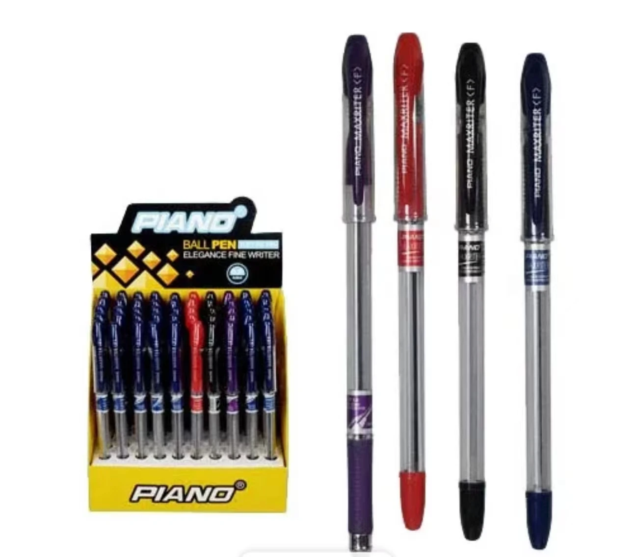 Africa school and office stationery semi gel ink Pen Manufacturers Bulk Blue Plastic Ball Point Pen 50 pcs Boxed Ball pen