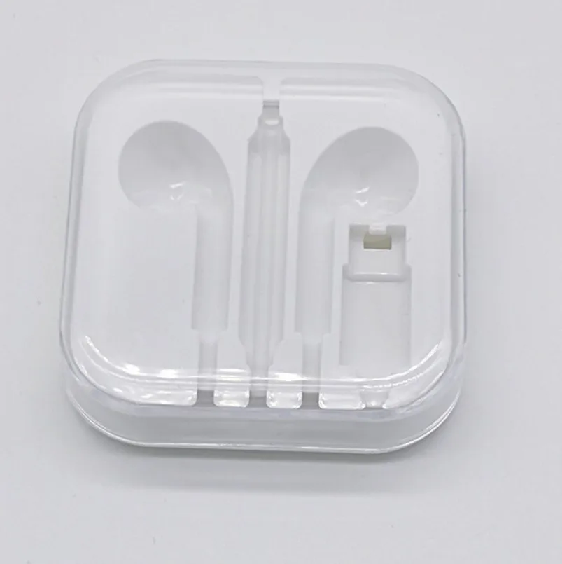 Проводные наушники-вкладыши с выдвижным окном и синими зубьями для iphone