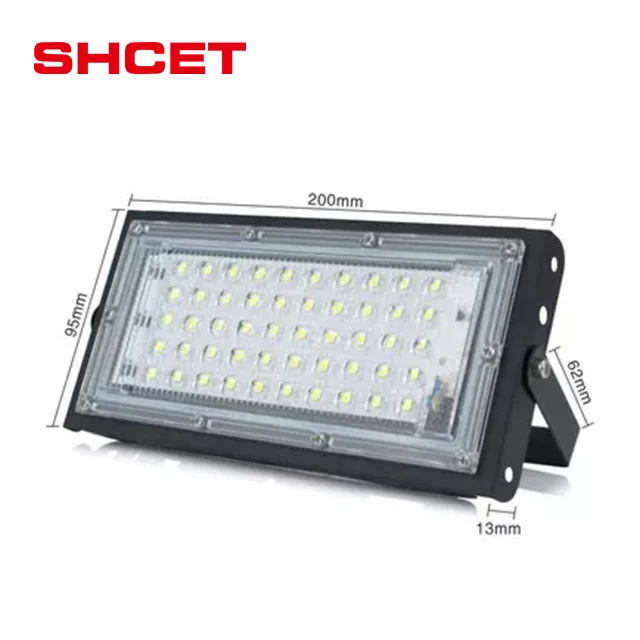 outdoor led flood light IP65 50w 100w 150W 200w 300W waterproof IP65 RGB With Remote Control Reflector spotlight AC 110v 220v
