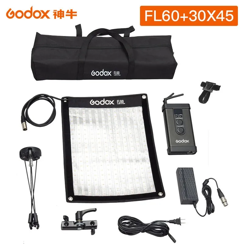 Godox FL-SF6060 Softbox Kit for FL150S Flexible LED Light Honeycomb Grid Soft Cloth for Portrait Photography