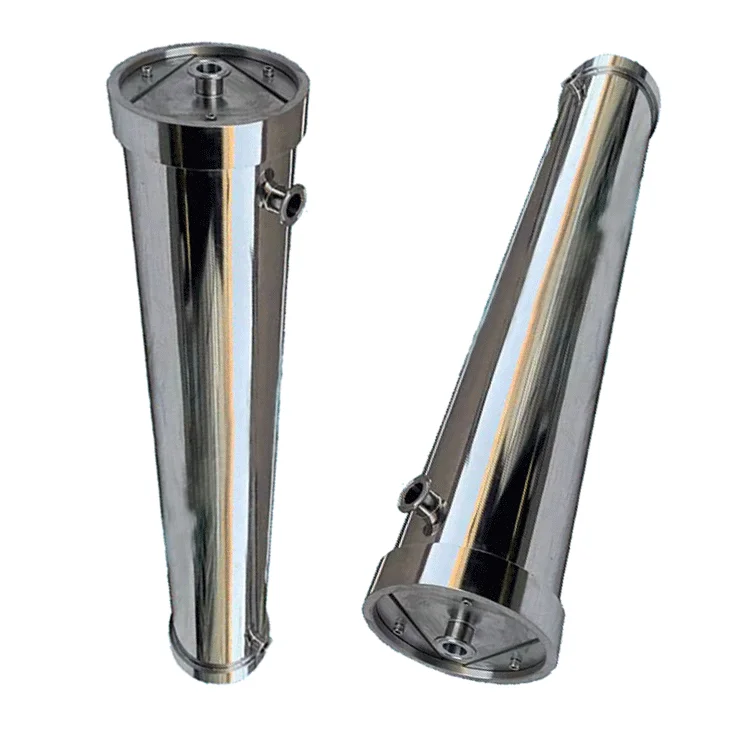8 inch RO Membrane Housing 8040 Water Treatment 304/316L 1000psi  Seamless Membrane Vessel Housing