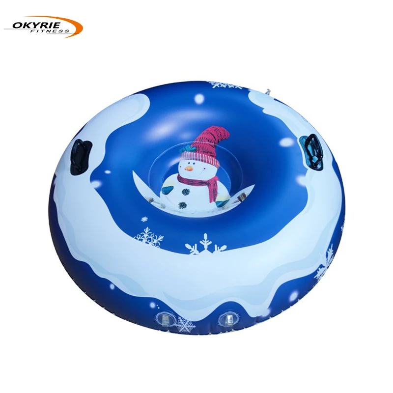 CHRT 0.6mm Pvc Winter Outdoor Activity Inflatable Snow Tube Towable Sledding Equipment Sledge Snow Tube Sled
