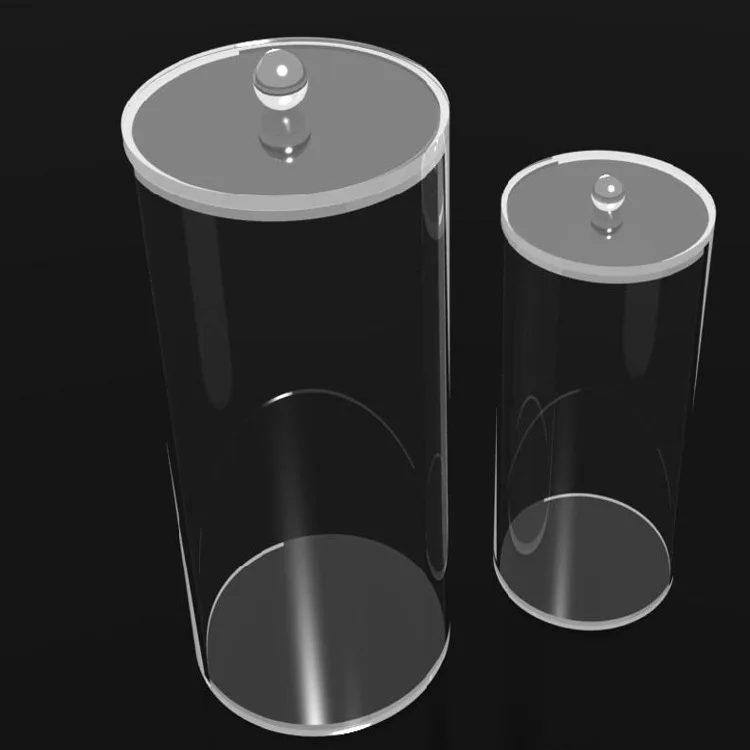 Ning E-Plastics China Perspex Tube 25mm Plexi Glass Hollow Tube  Transparent Plastic Pipe with Cover