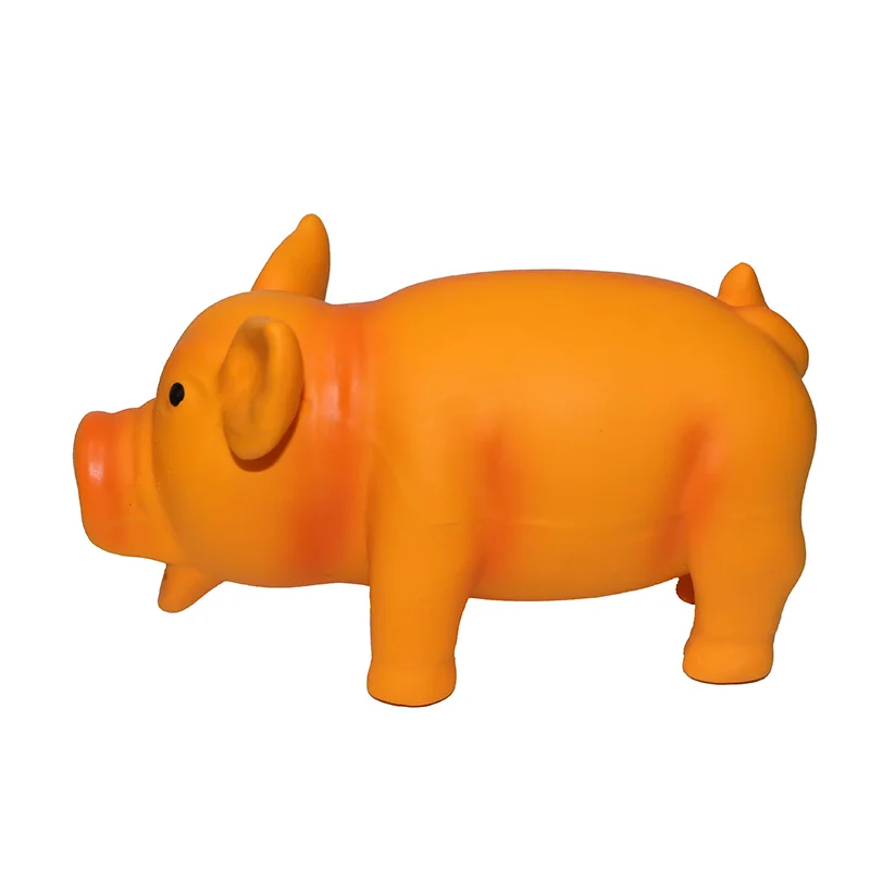 
 Thinkerpet Экологически чистая мягкая латексная Жевательная интерактивная игрушка собака хлопковая Наполняющая игрушка для питомцев пищалка игрушка свинья собака игрушка латекс  