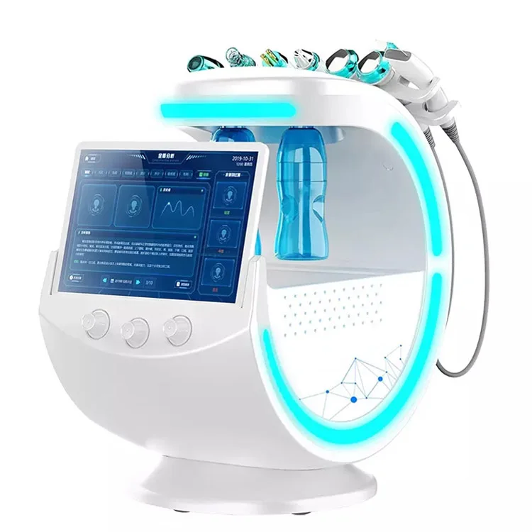 Профессиональная Oxgen Jet Aqua Peel Ice Blue System Hydro H2O2Hydro микродермабразия