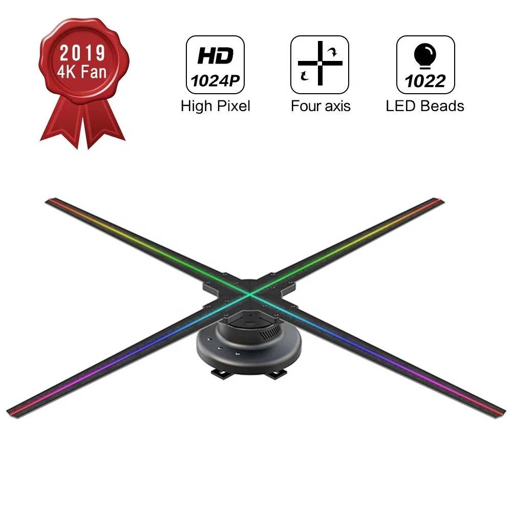 Giwox holo-70 голограмма 3D 1024px с поддержкой Wi-Fi экран дисплея рекламы голографический дисплей