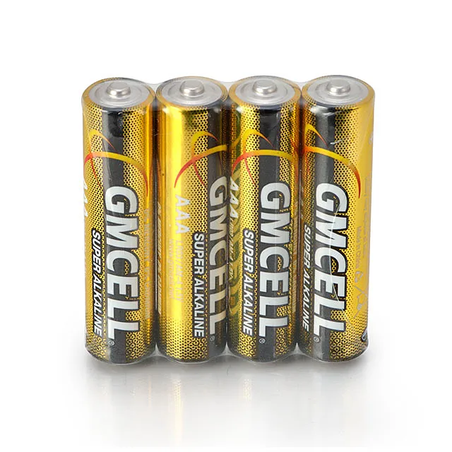 GMCELL Wholesale Batteries Alkaline Cell AA Battery Size 1.5V AAA Lr03 AM4 Alkaline Battery