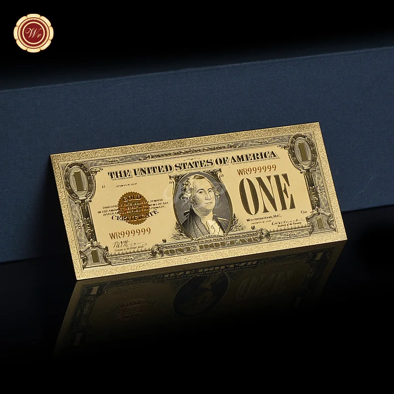 Wholesale Colourful 1863 1928 Commemorative Dollar Banknotes One Dollar Plastic Banknotes for Collection