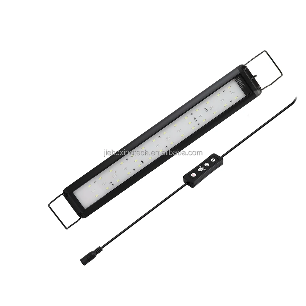 17W Full Spectrum Aquarium LED Light with Dimmable and Timer function aquarium lights for 16-24inch freshwater fish tank