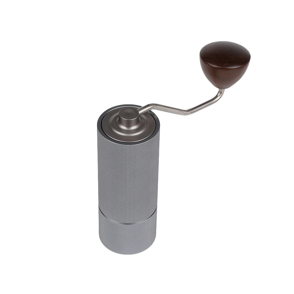 Manual Coffee Belt Grinder Burr Hand Adjustable Steel Core Send Cleaning Brush Coffee Grinder