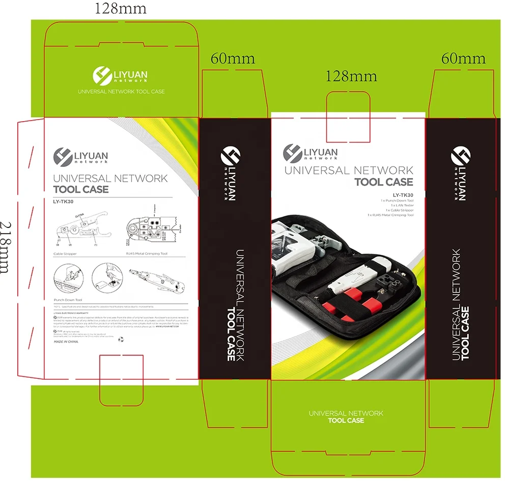 4 pcs Network Hand Tools network tool kit