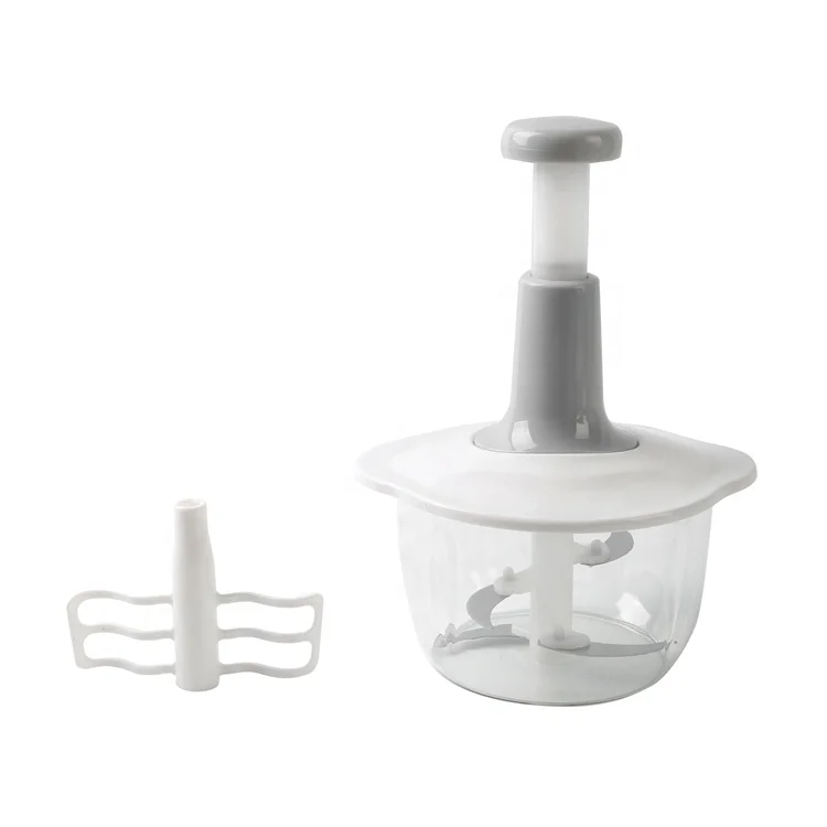 Оптовая продажа, кухонный измельчитель для еды, 2 л, прозрачный полипропиленовый пластиковый ручной многофункциональный резак для овощей