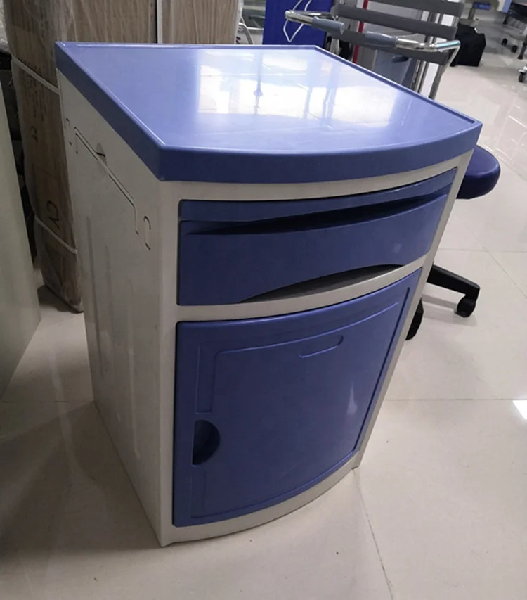 clinic furniture ABS plastic hospital bedside lockers CY-H811