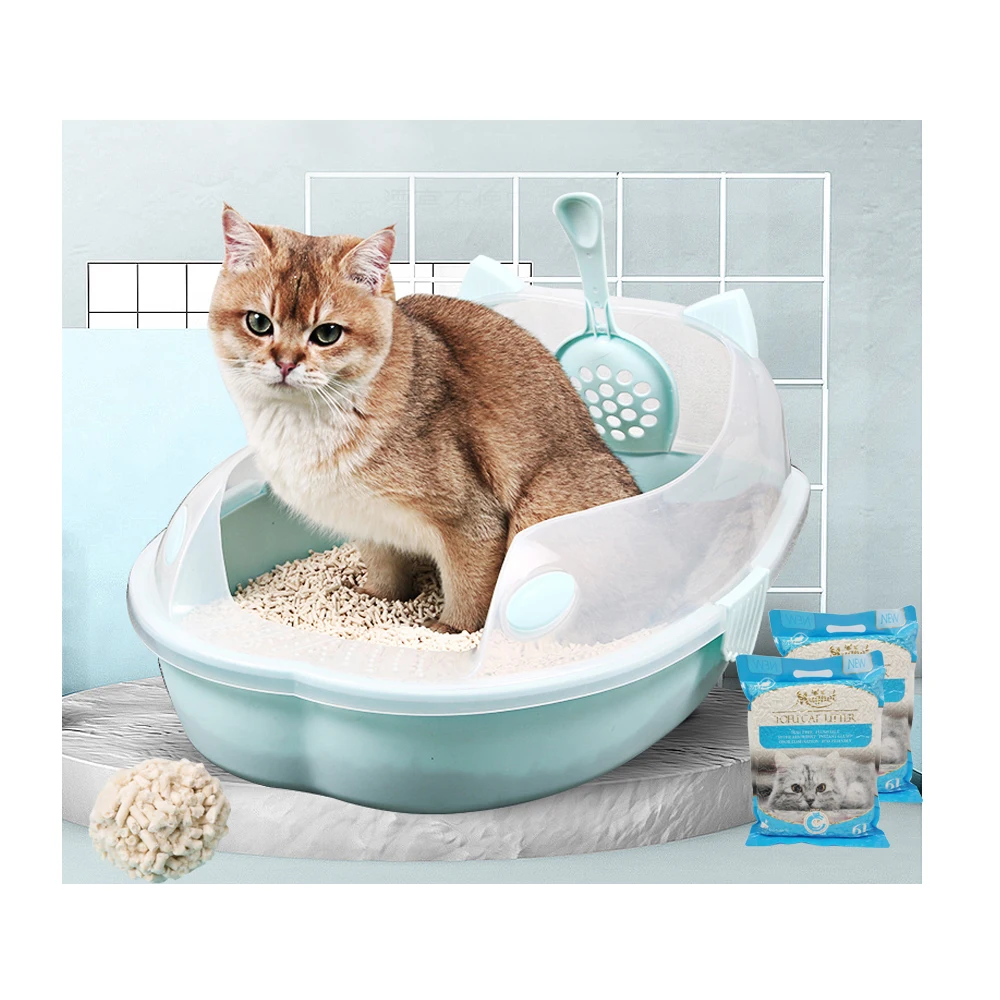 2020 hot sale amazon top quality automatic tofu cat litter plant cat litter